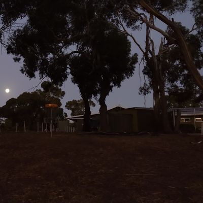 Hole 9 in the moonlight!
