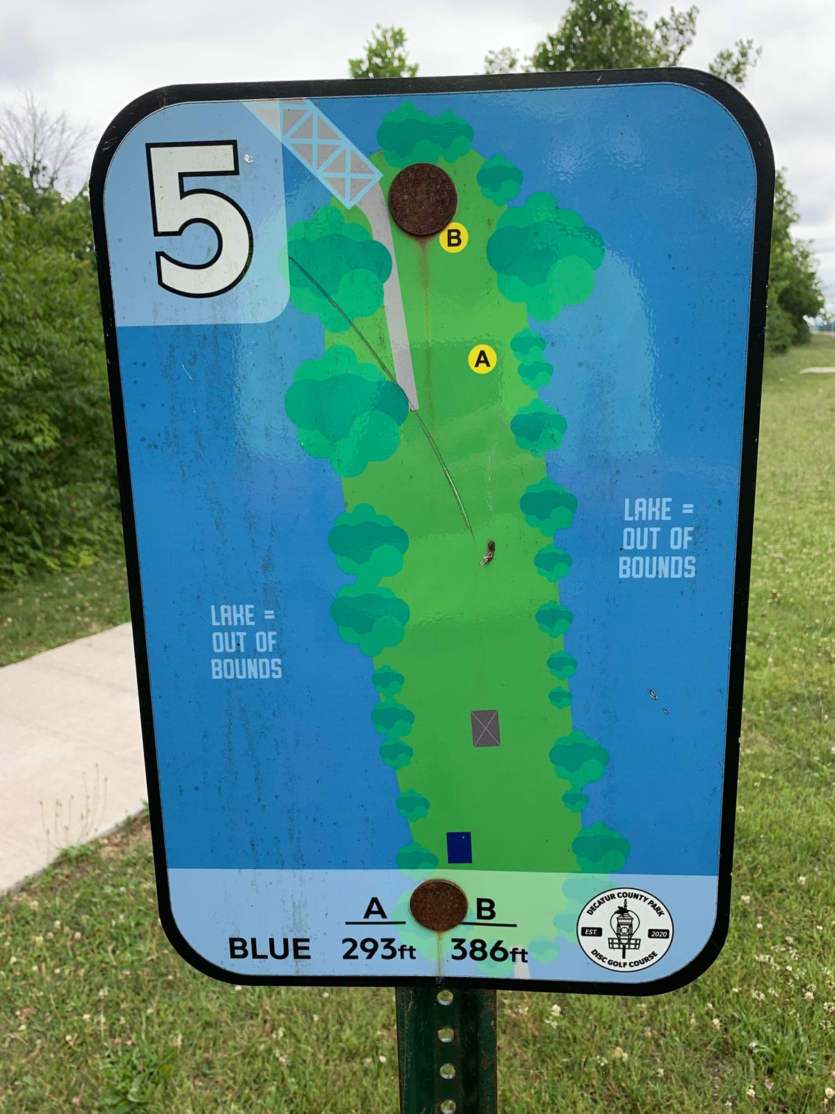 #05 Blue signage.
