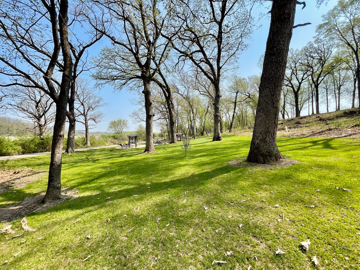 Capital city trail bike path runs alongside Hole 13