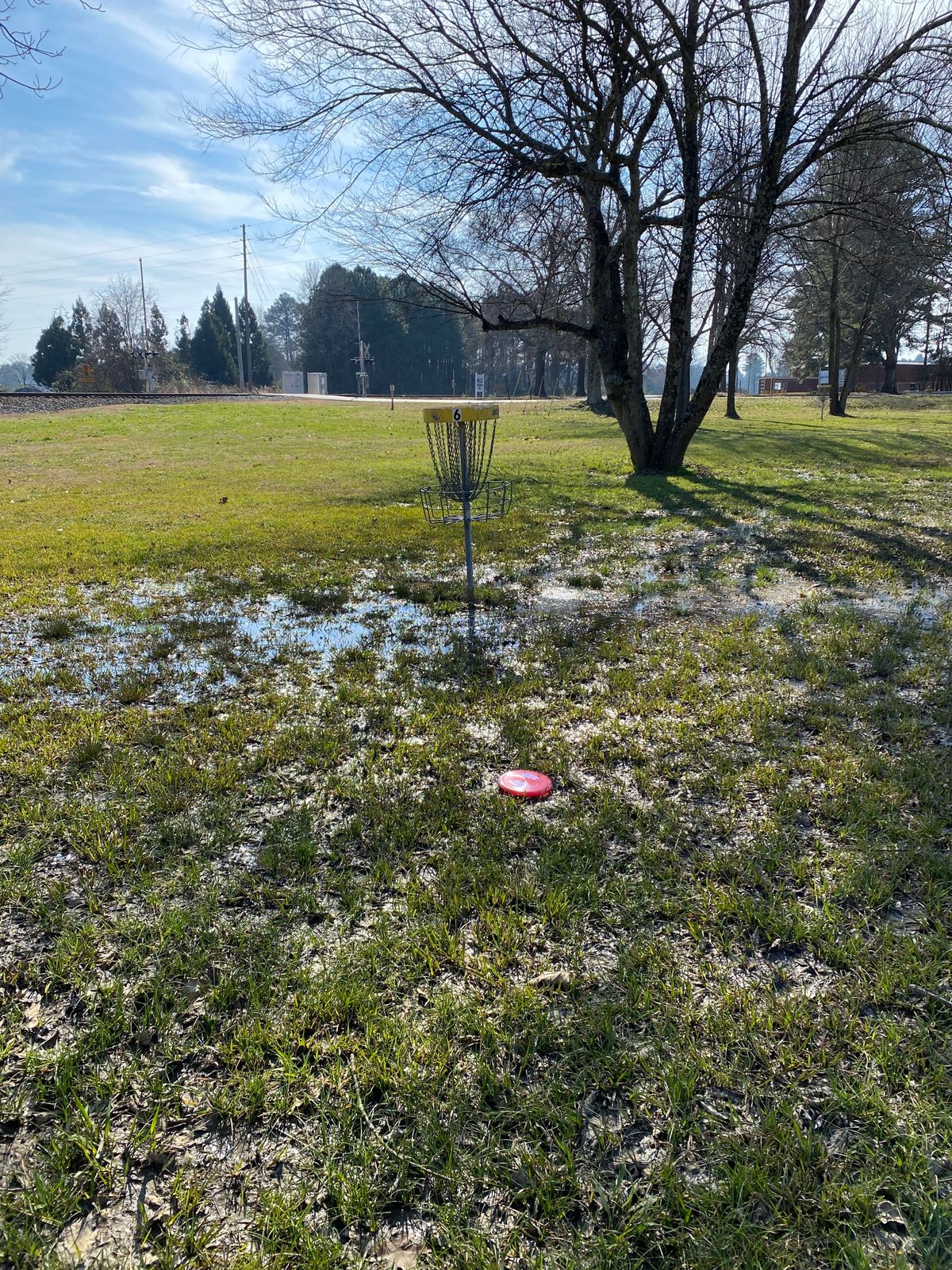 Hole 6. Soooo swampy and it hadn’t even rained in over a week.