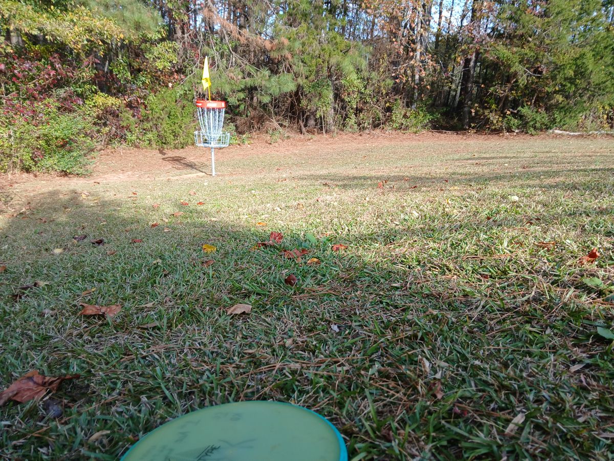 Hole 9's green.
