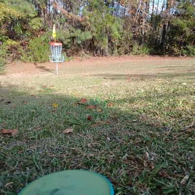 Hole 9's green.