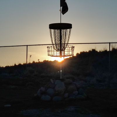 Hole 17 at sunset