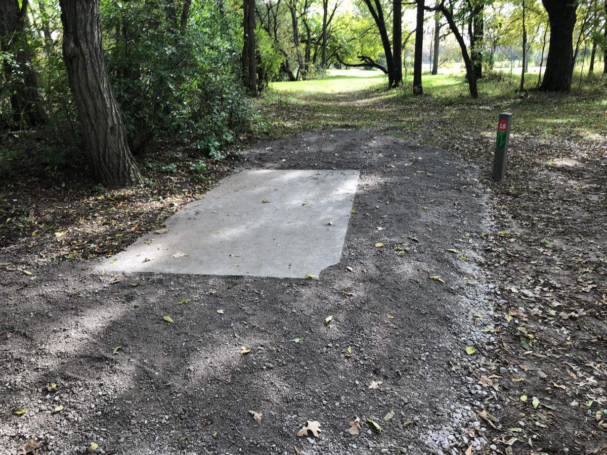 Hole 18 pad