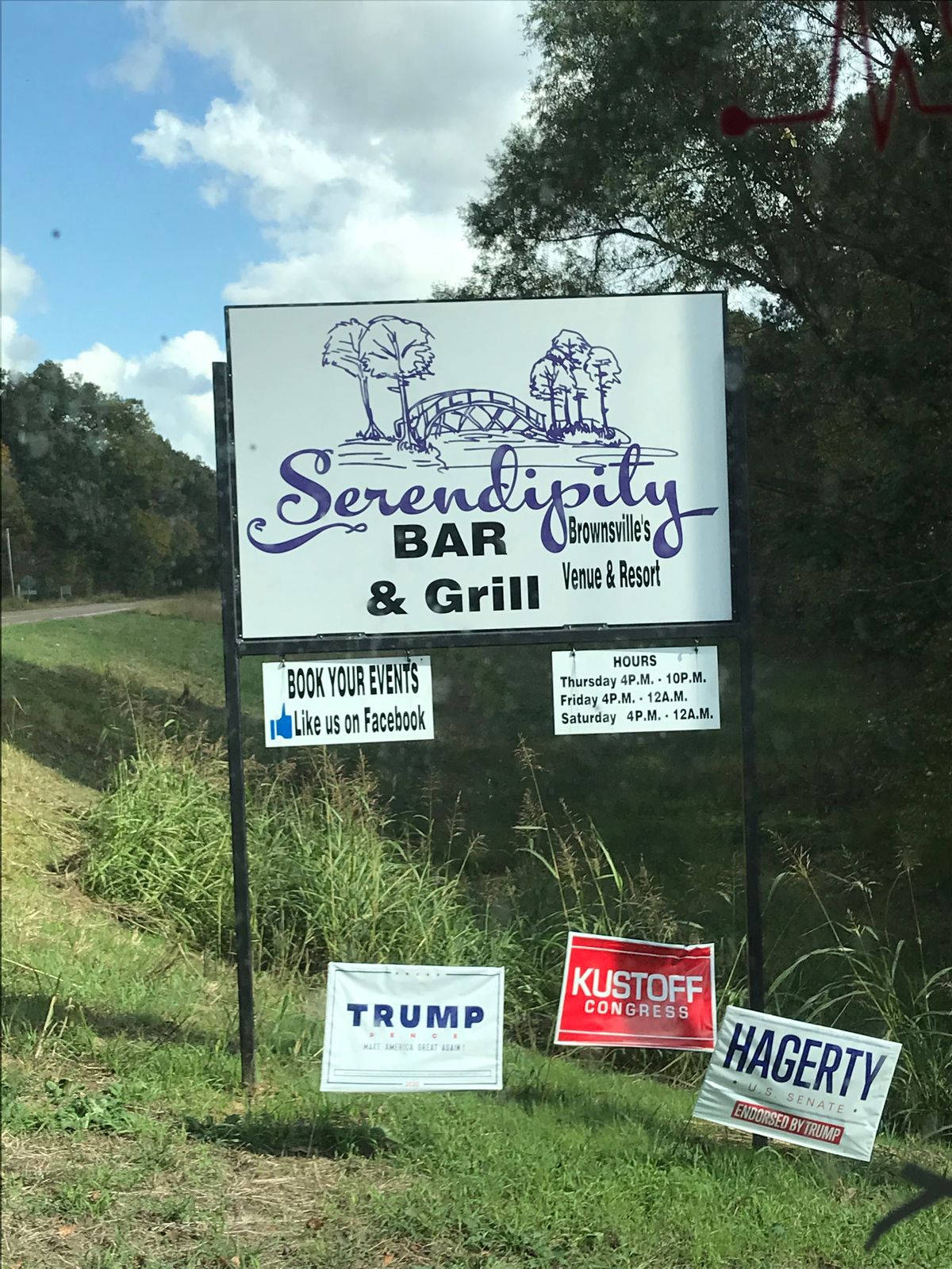 Main Sign by the road