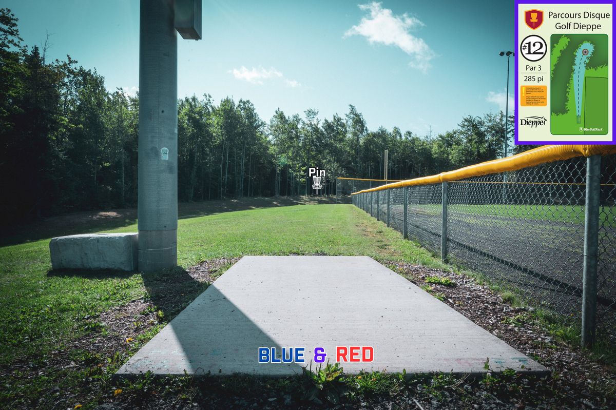 Hole 12 Blue & Red Tee