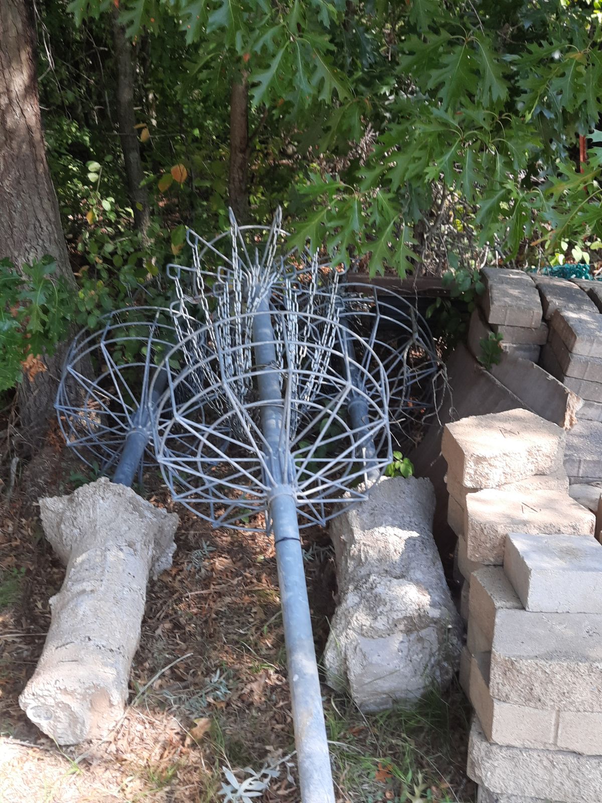 Near #9 basket--where old disc baskets go to die!