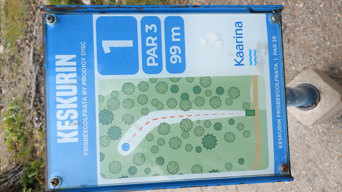 Hole 1 teesign