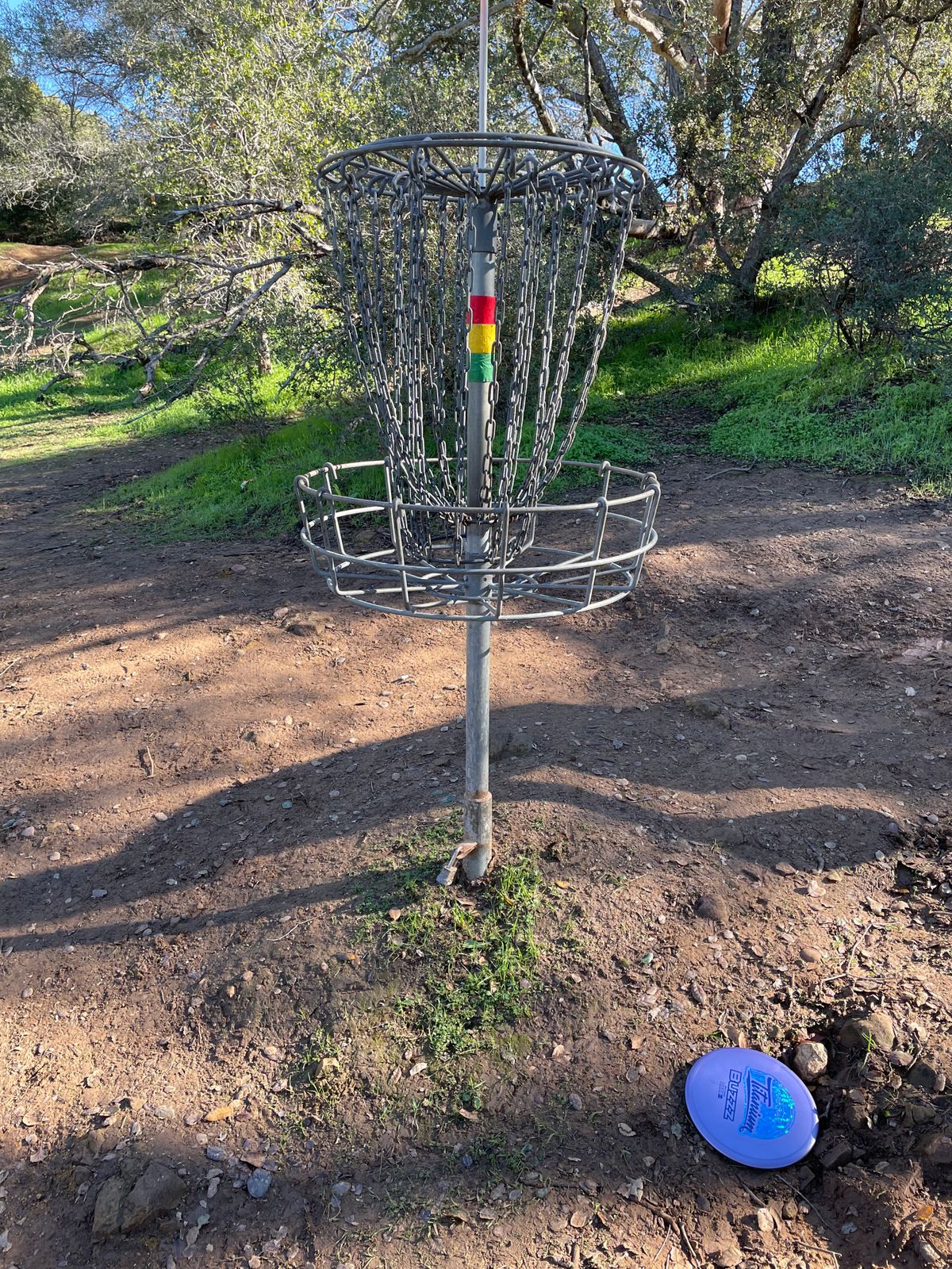 Parked on 9. Buzz Titanium backhand. Pin C