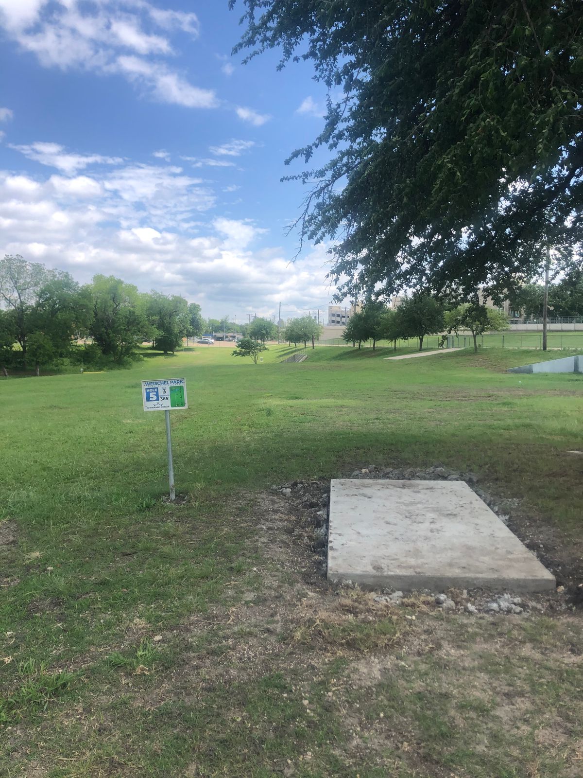 New tee pad hole 5