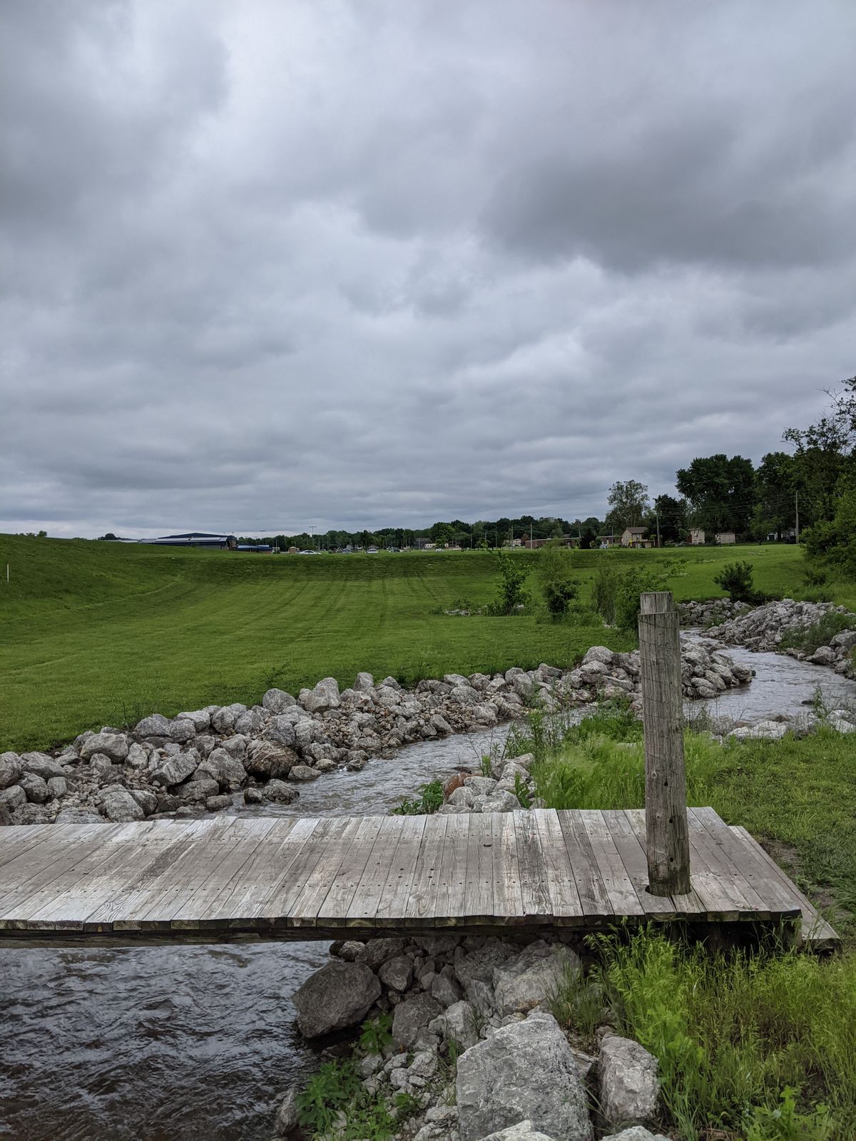 Hole 13 creek after 1" of rain