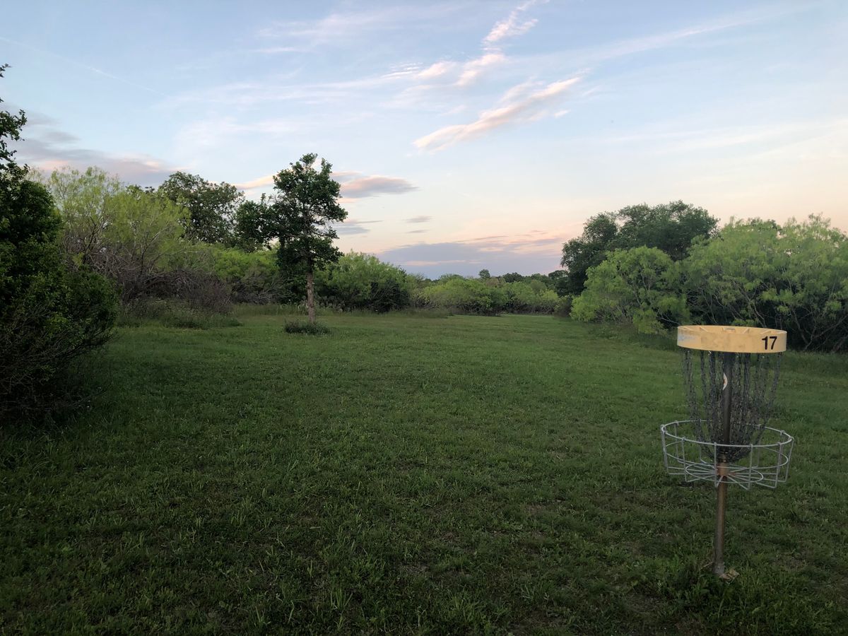 Back down 17’s fairway.