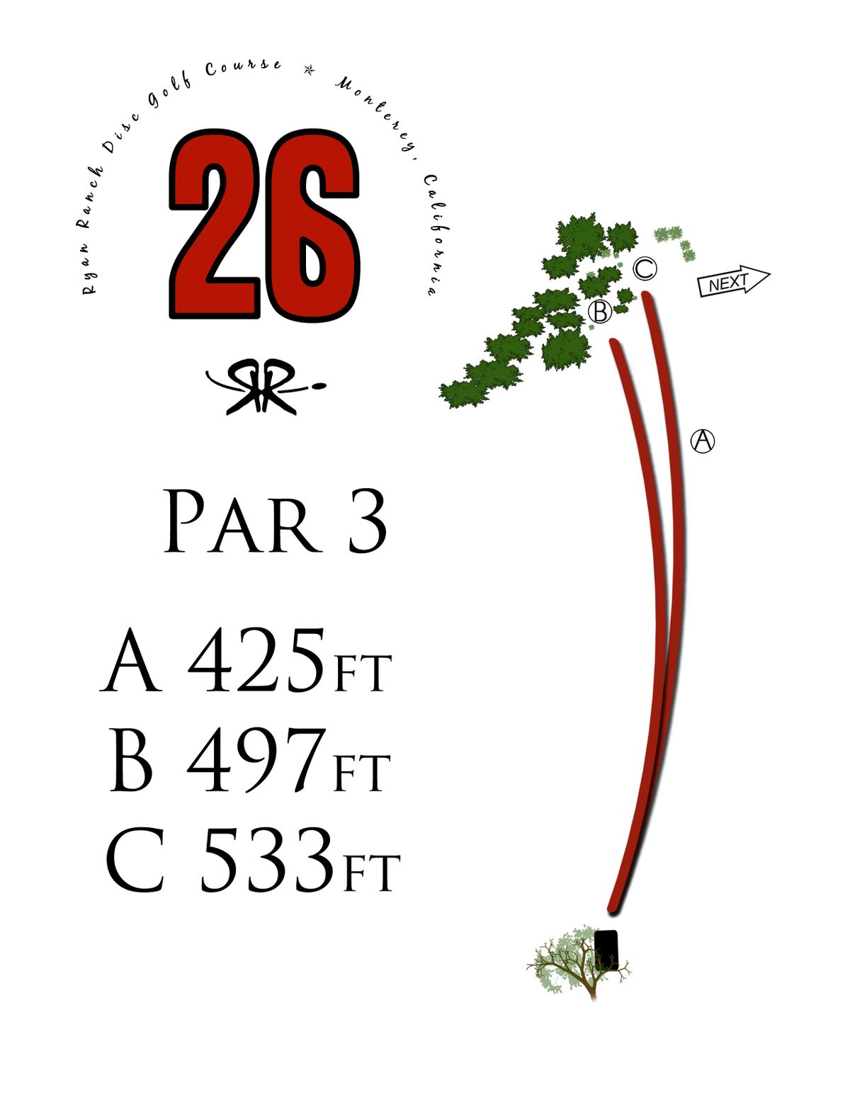Tee sign.