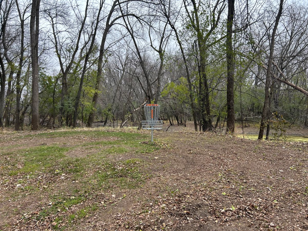 Hole 2 basket near River