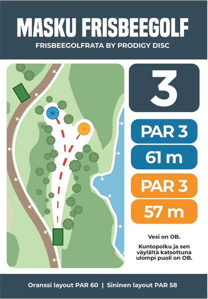Väyläopaste, väylä 3