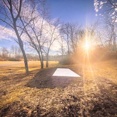 Tee pad of Hole 1