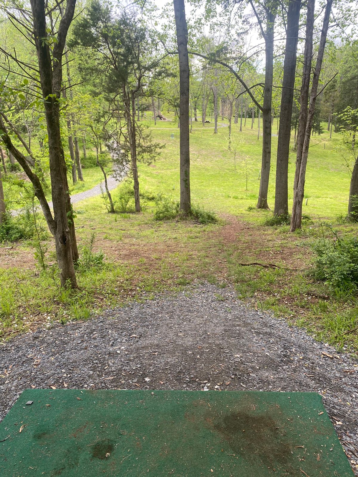 Hole 17 tee pad