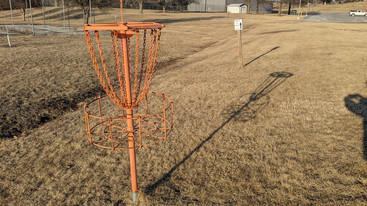 Basket 2 with Tee #3 beyond