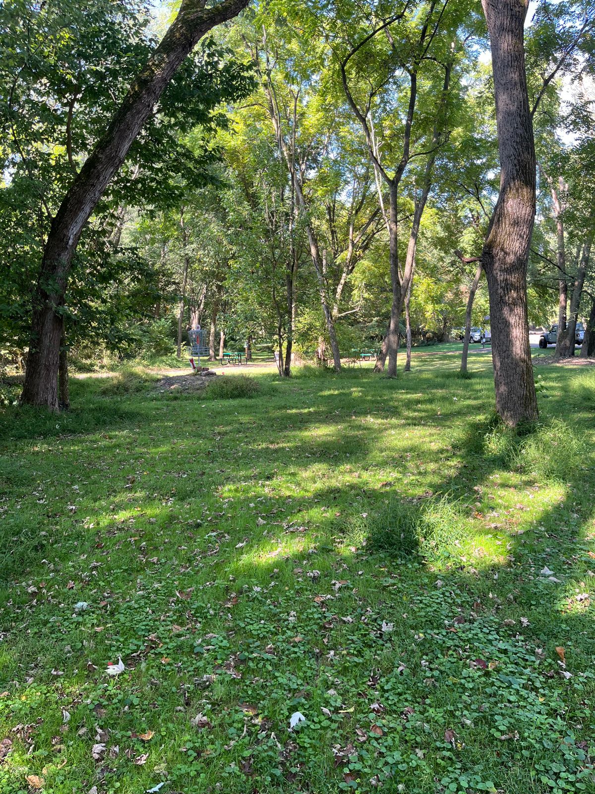 Hole 9 basket
