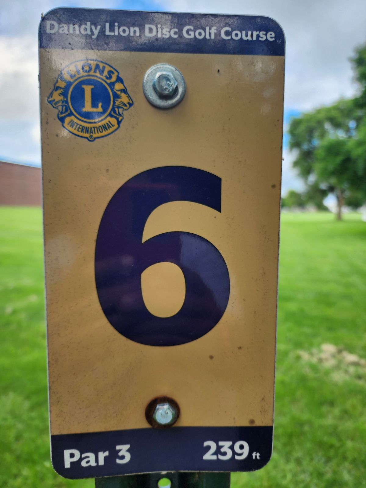 Tee Off is between scool and Mobile Home Park by fence.