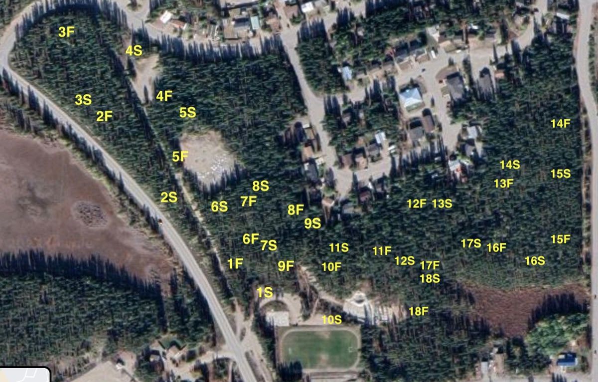 Course map from satellite data