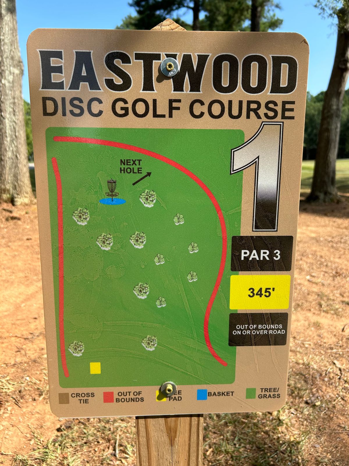 Hole 1 Sign