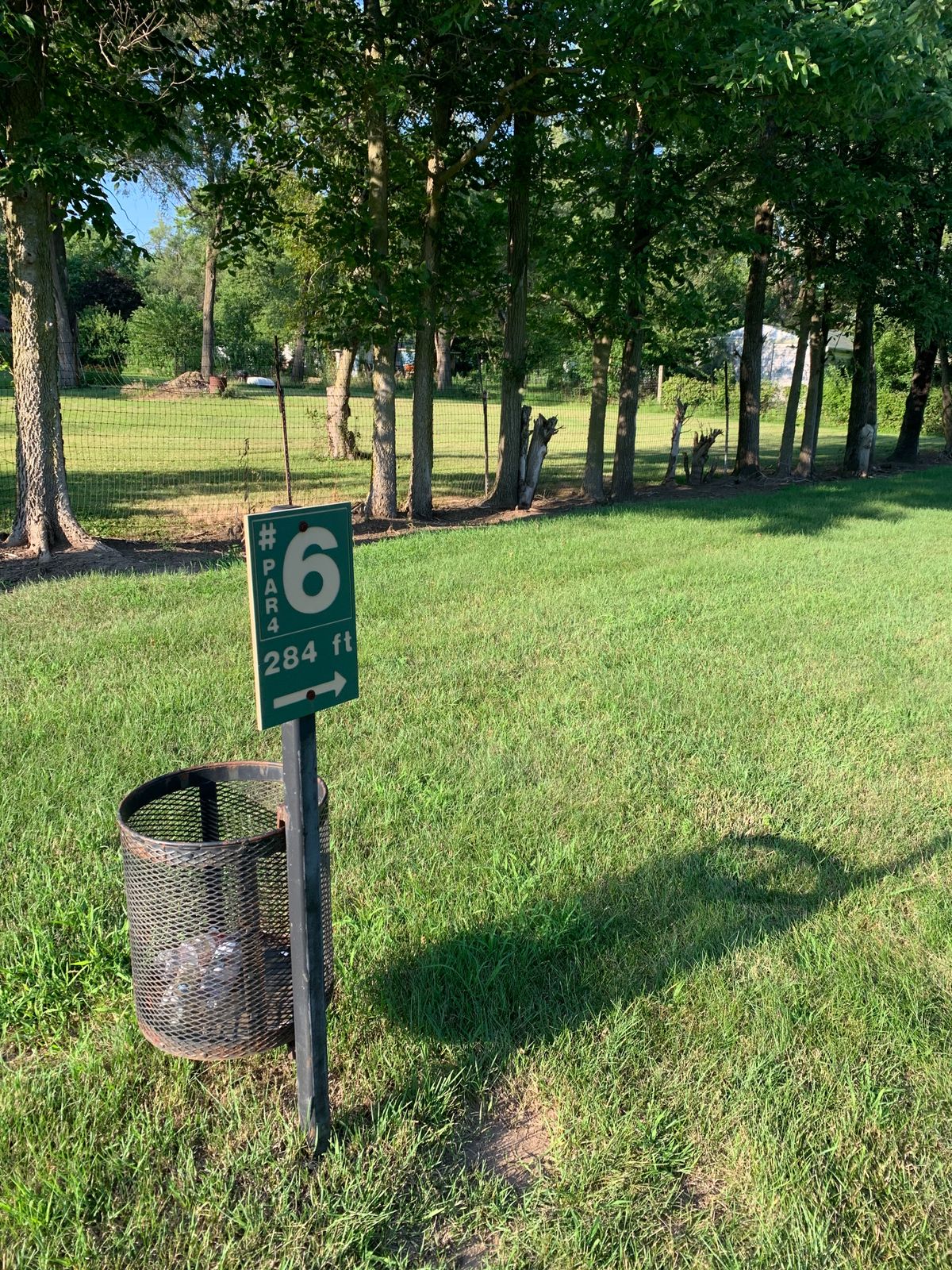 Hole #6 tee sign