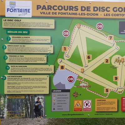 Les Cortots, panneau d'accueil