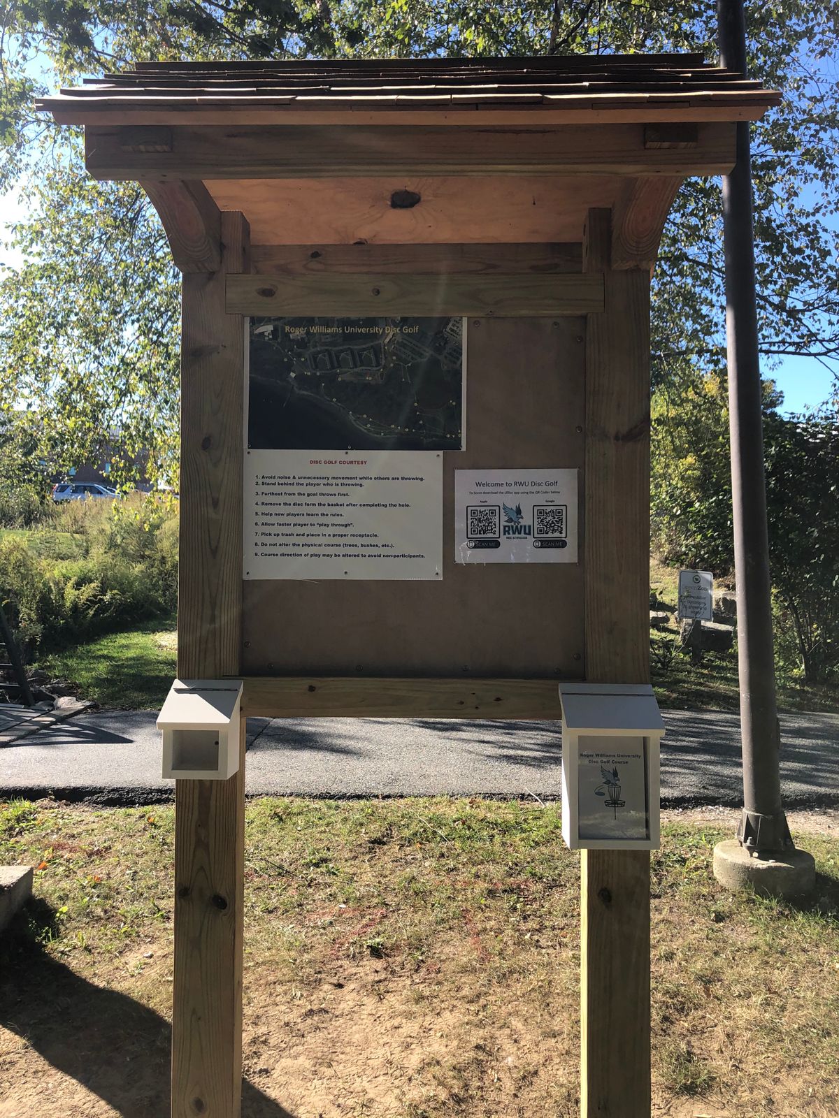 Hole 1 info center