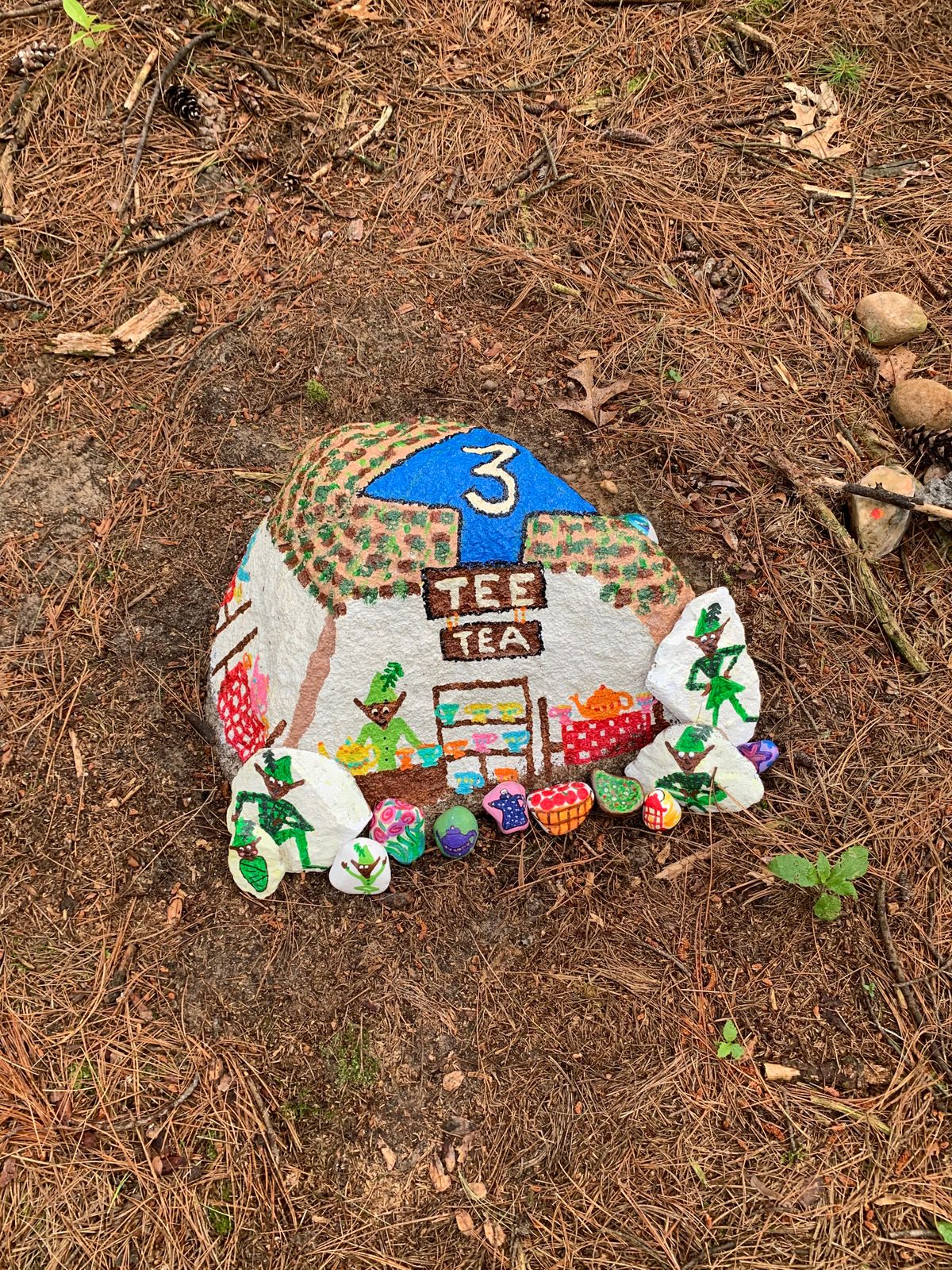 Woodland Elf art throughout course