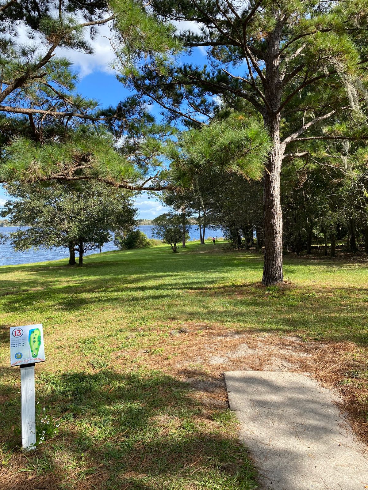Hole 13 tee