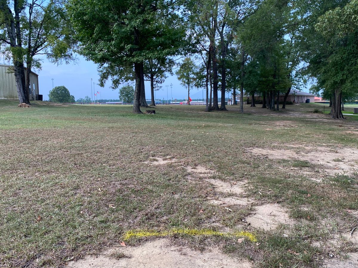 Hole 1 tee.