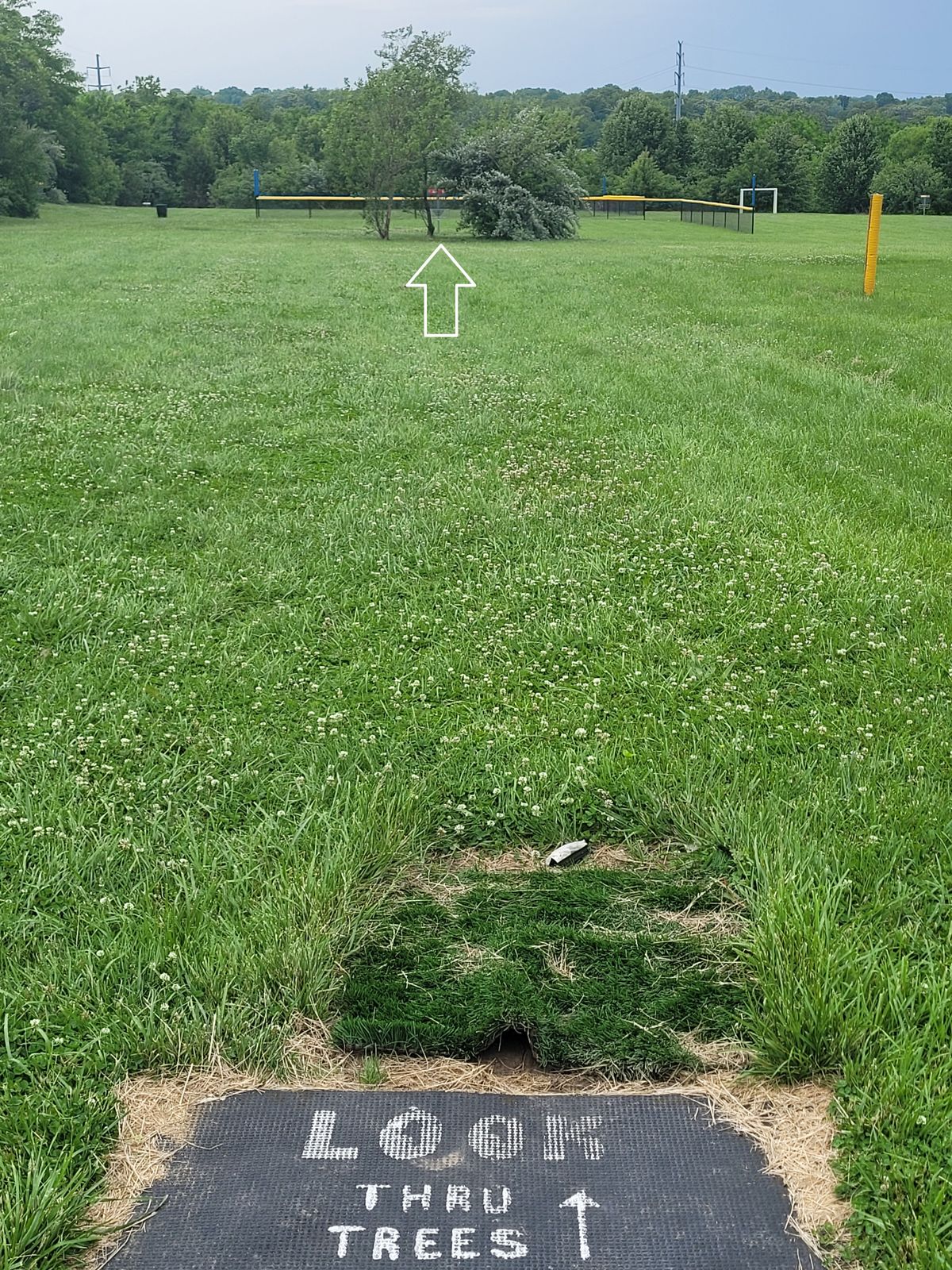 Hole 9 tee