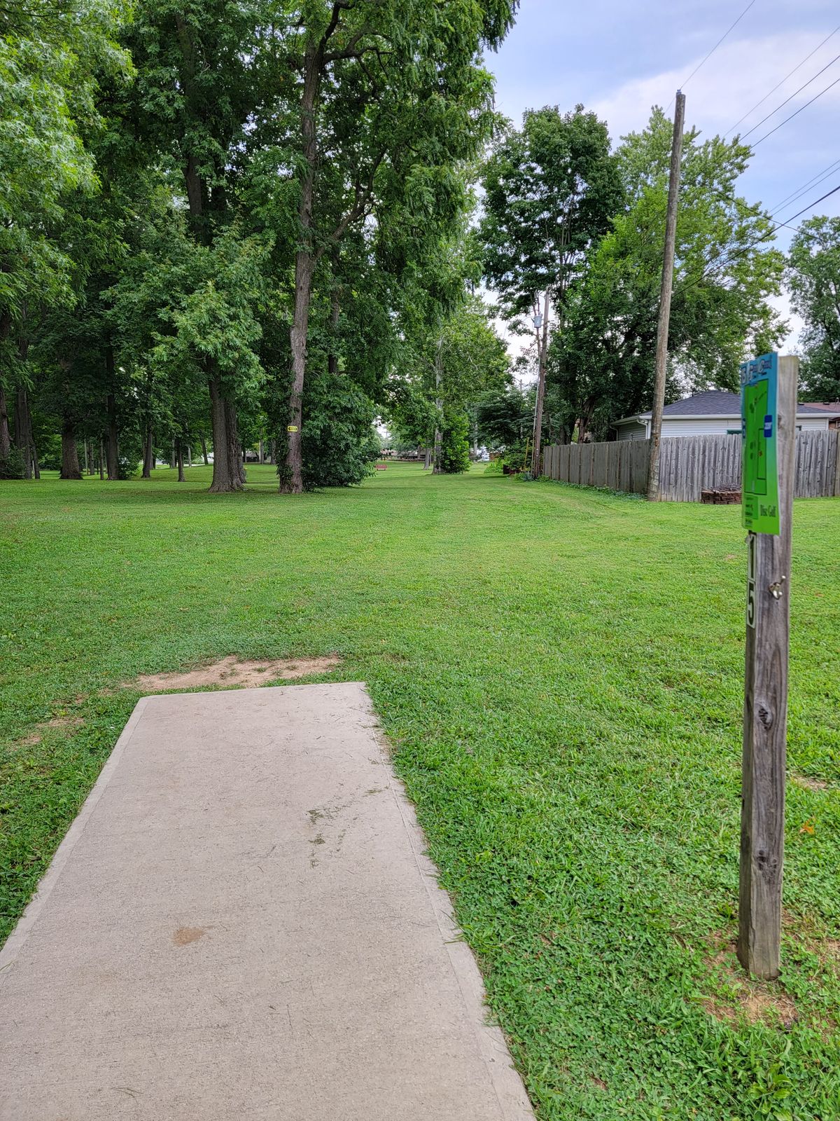 Hole 15 from the tee.