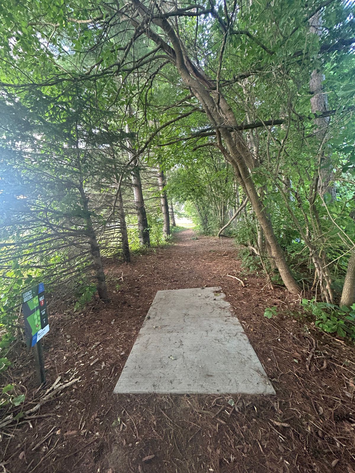 Hole 3, sweet tunnel