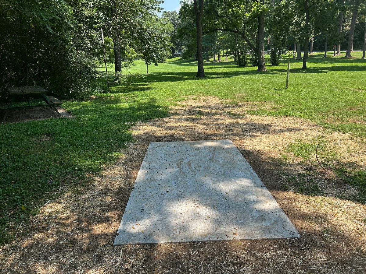 A wider look at hole #9