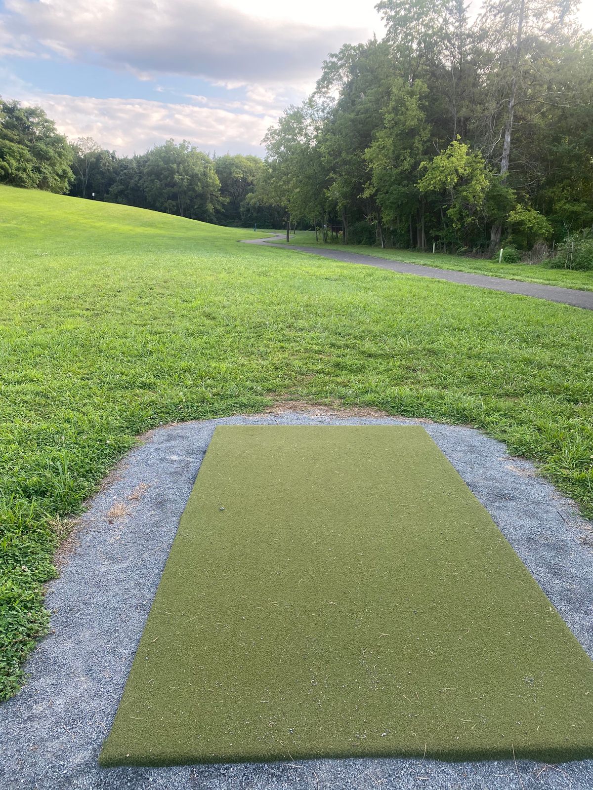 Hole 14 tee pad