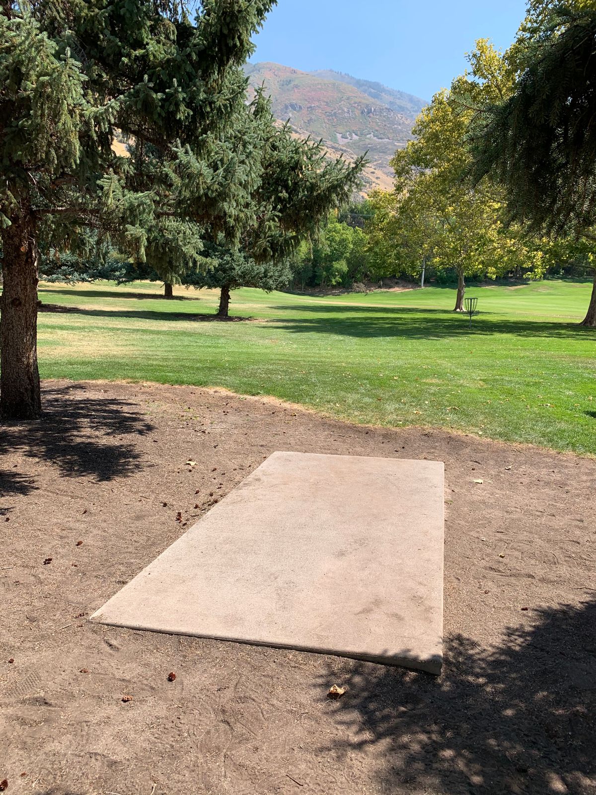 Hole 1 Tee Facing Hole 5 Basket