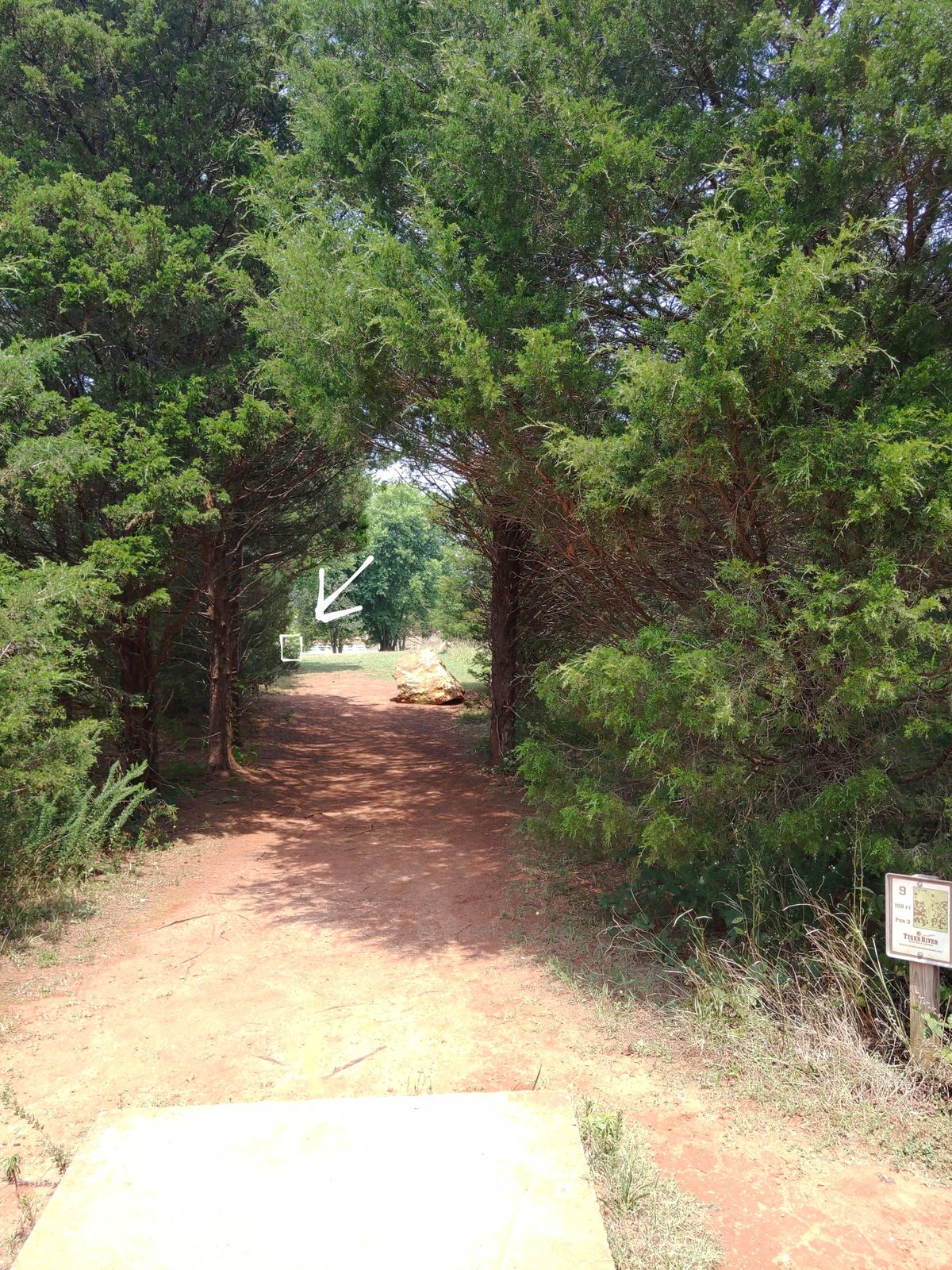 View from tee box.