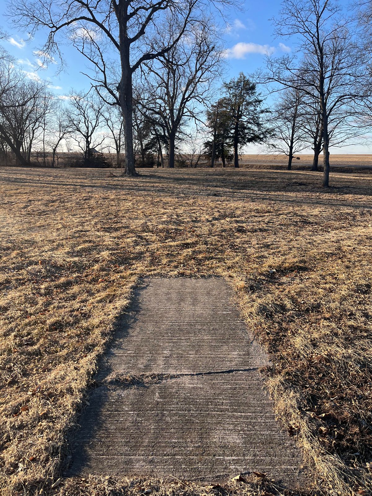 Hole 1 tee pad