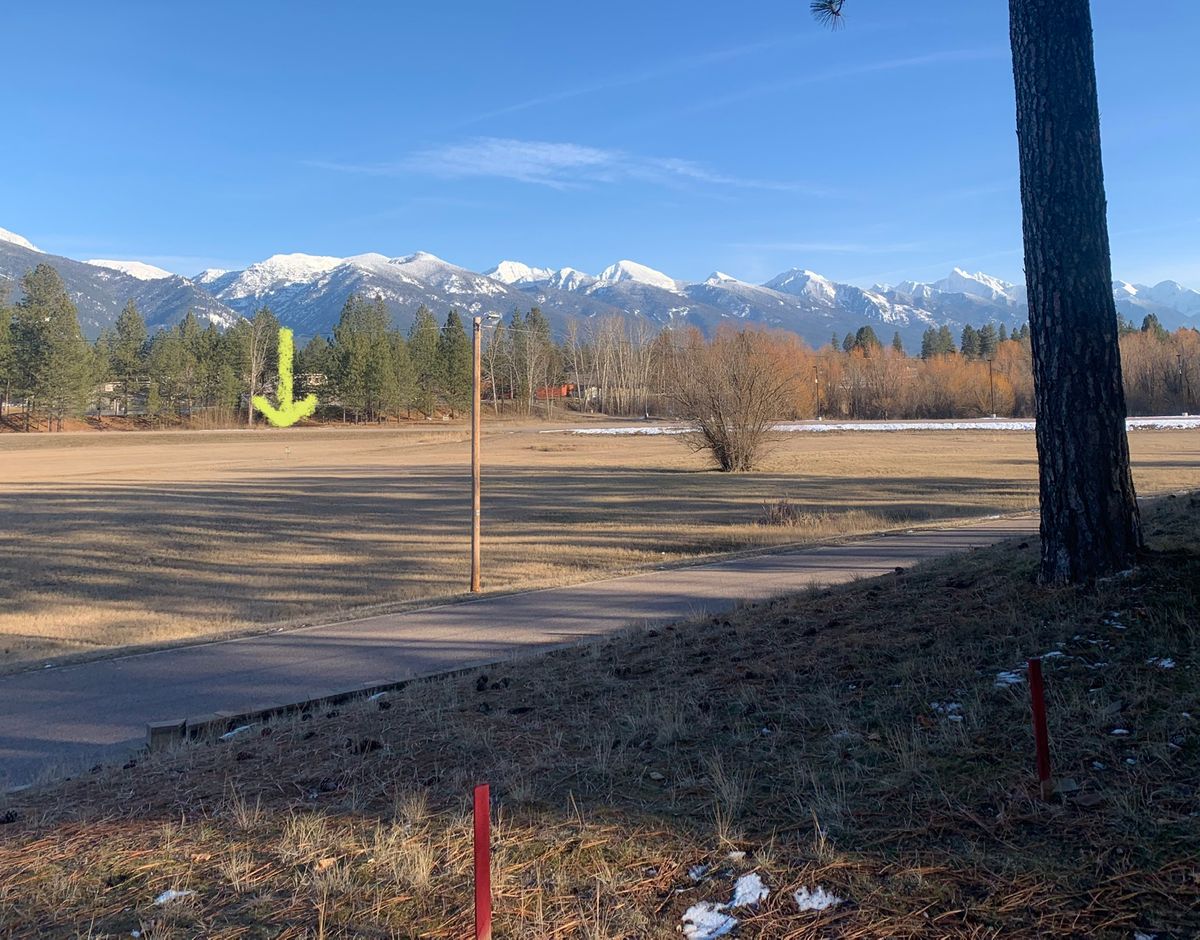 Hole 13, top of the world shot!