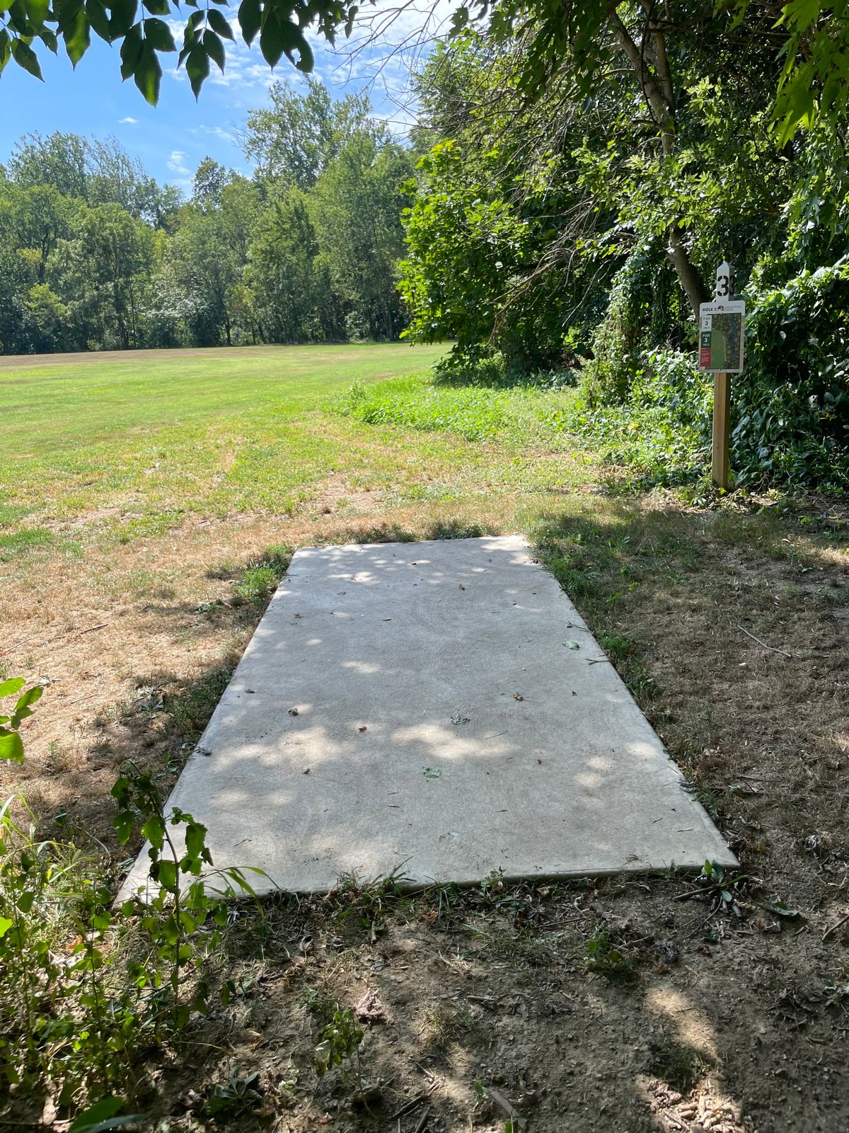 Hole 3 White Tee