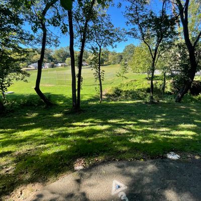 Hole 9. All the way across the baseball and soccer field. Back toward the parking lot.