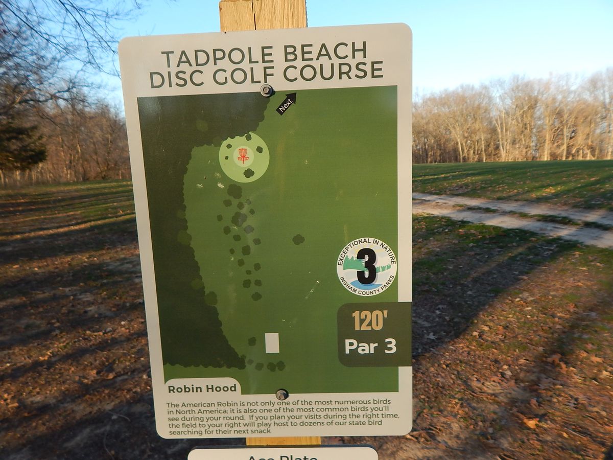 Hole 3 sign