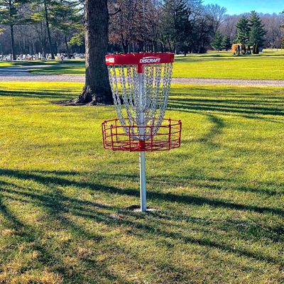 Practice Basket located by parking lot