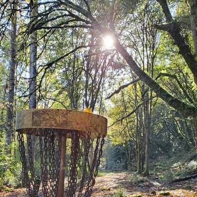 Looking back on hole 8.