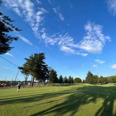 Part of hole 1 and hole 2’s fairway.