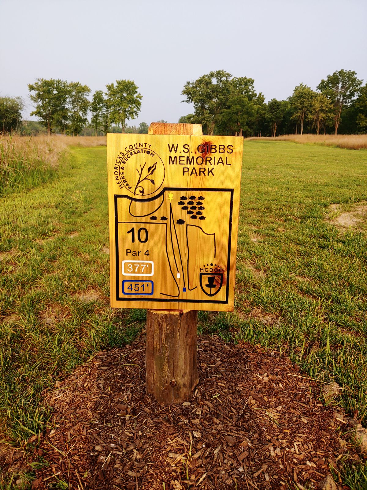 Hole 10 sign