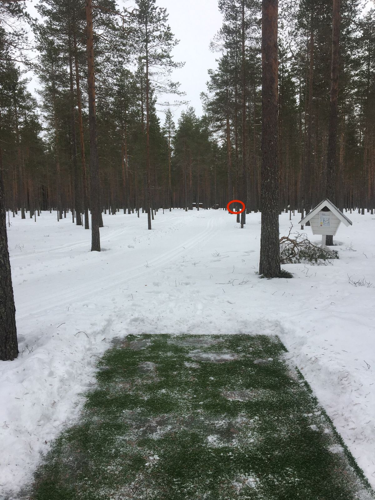 Väylä 7, 100m tekninen väylä