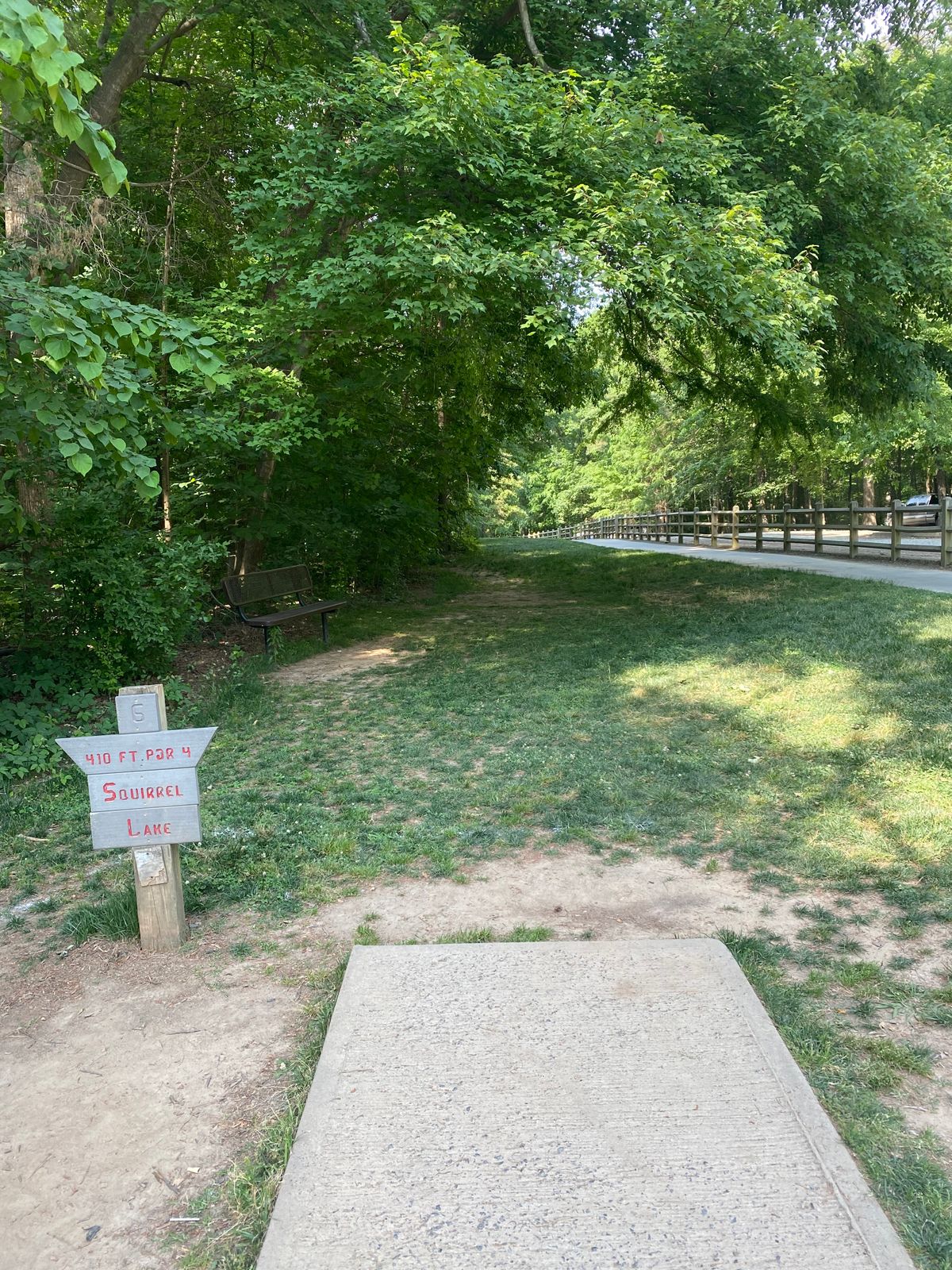 Hole 6 tee